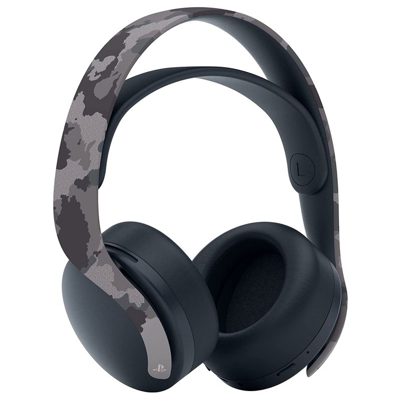 هدست پلی استیشن 4 سونی مدل pulse 3d مخصوص پلی استیشن 5 طرح grey camouflage